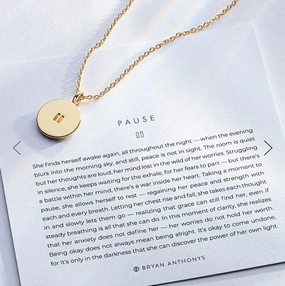BRYAN ANTHONYS Pause Pendant Necklace - Picture 2 of 9